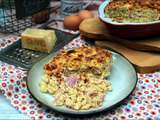 Gratin de quinoa au jambon et parmesan