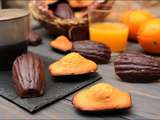 Madeleines à l’orange coque chocolat