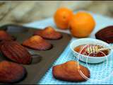 Madeleines au miel (et zeste d’orange) de Cyril Lignac