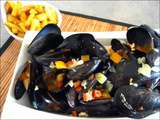 Moules au poivron et chorizo