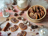 Palmiers aux épices de Noël