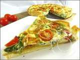 Quiche aux tomates cerises