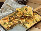 Quiche d’automne aux marrons et champignons des bois