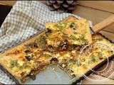 Quiche d’automne aux marrons et champignons des bois