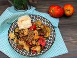 Salade de gnocchi aux légumes d’été grillés et burrata