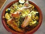 Tajine de lapin aux courgettes