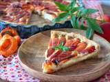 Tarte abricots et verveine