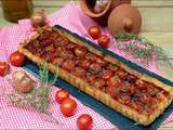 Tarte fine aux tomates et échalotes