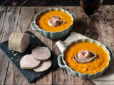 Velouté de courges à l’andouille de Guémené de Julie Andrieu