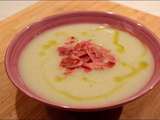 Velouté de topinambours au bacon de Cyril Lignac