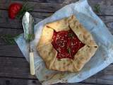 Tarte rustique à la tomate vegan et sans gluten