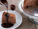 Gâteau des Anges au Chocolat ......sauce chocolat