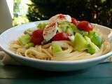 Salade De Linguine Aux Légumes Du Jardin