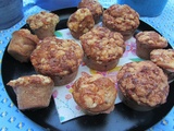 Muffins aux pommes et crumble