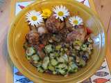 Tajine de poulet aux légumes d'été