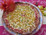 Tarte aux tomates cerises et mozzarella