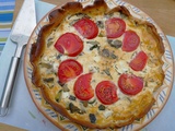 Tarte courgette/aubergine/tomate et feta