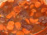 Daube de boeuf moelleuse aux carottes