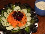 Fleur de crudites, sauce speciale