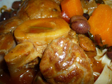 Osso buco aux carottes, agrumes et olives noires de menton