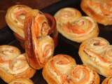 Palmiers de saumon fume au fromage frais