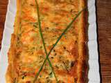 Quiche aux asperges blanches solognotes et aux crevettes