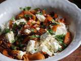 Tagliatelles de carottes a la feta