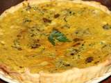 Tarte de courgettes aux lardons et au curry