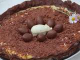 Tarte de paques aux trois chocolats