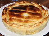 Tourte poulet champignons a la bechamel