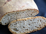 Pain au levain pâteux