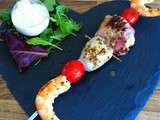 Brochettes de poisson