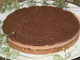 Gateau speculoos ganache chocolat au lait