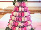 Pyramide de Macarons réalisés grâce à mon Cook'in