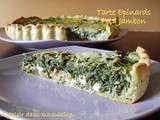 Tarte épinards, Feta, jambon - concours Zekitchounette