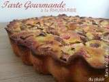 Tarte Gourmande à la Rhubarbe