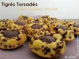 Tigrés torsadés, coeur fondant chocolat