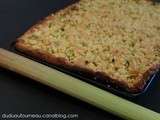 Tarte crumble a la rhubarbe