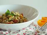 Taboulé de quinoa aux deux abricots et pois chiches