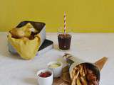 Boulettes de poulet aux trois fromages et frites au thym