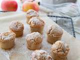 Muffins pomme cannelle au lait d’amande