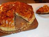 Galette frangipane chocolat, la galette des rois au chocolat noir