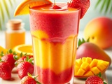 Smoothie Fraise Orange Mangue et Miel : Un Cocktail de Vitalité