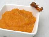 Purée de carottes au macis