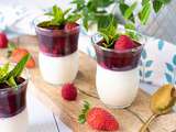 Panna cotta fruits rouges