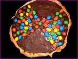 Tarte chocolat m&m's