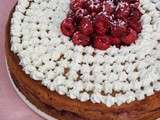 Cheesecake fondant aux framboises