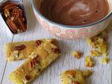 Cookies fingers au chocolat dulcey et aux noix de pécan