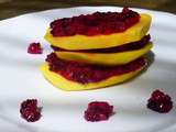 Millefeuille mangue-pitaya du Nicaragua