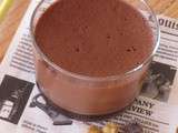 Mousse au chocolat vegan - sans oeuf (au jus de pois chiche)